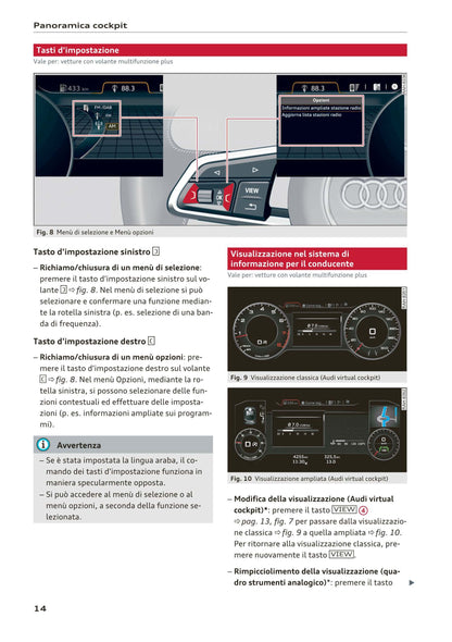 2015-2019 Audi A4/A4 Limousine/A4 Avant Owner's Manual | Italian