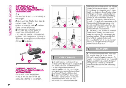 2022-2024 Abarth 595/695 Owner's Manual | Dutch