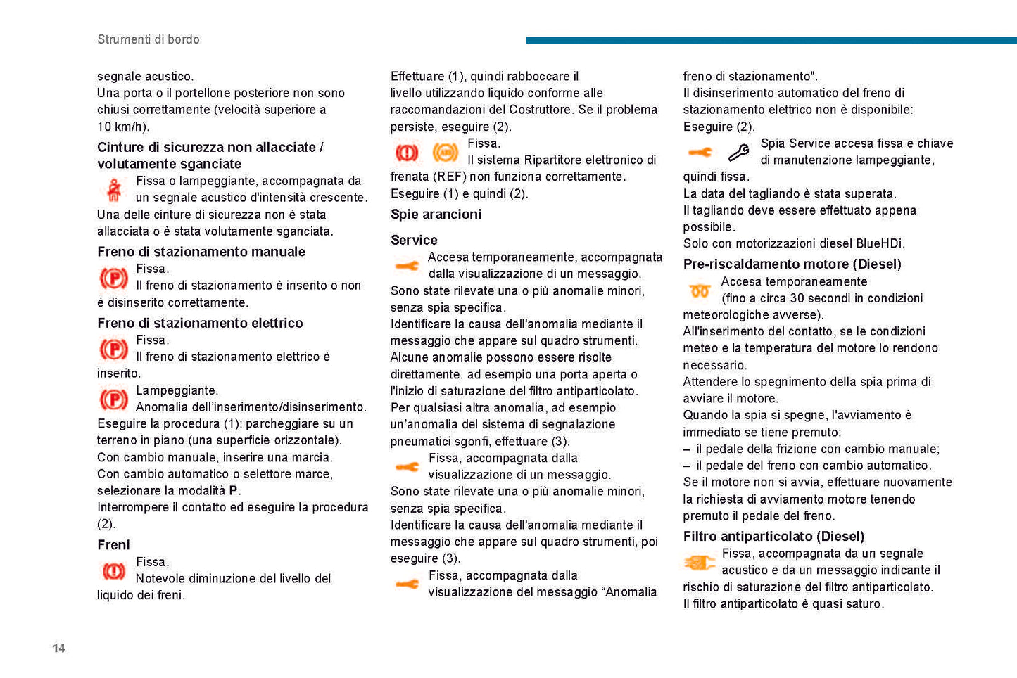 2019-2020 Peugeot 208/e-208 Gebruikershandleiding | Italiaans