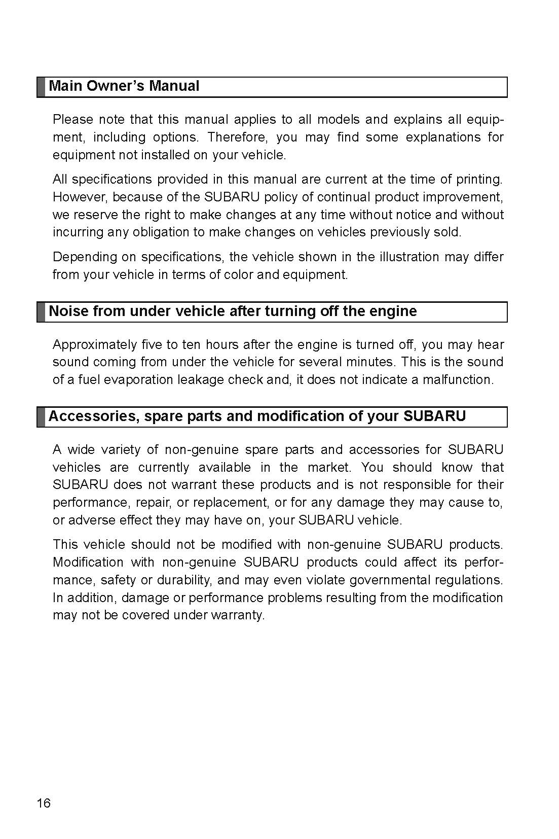 2018 Subaru BRZ Gebruikershandleiding | Engels