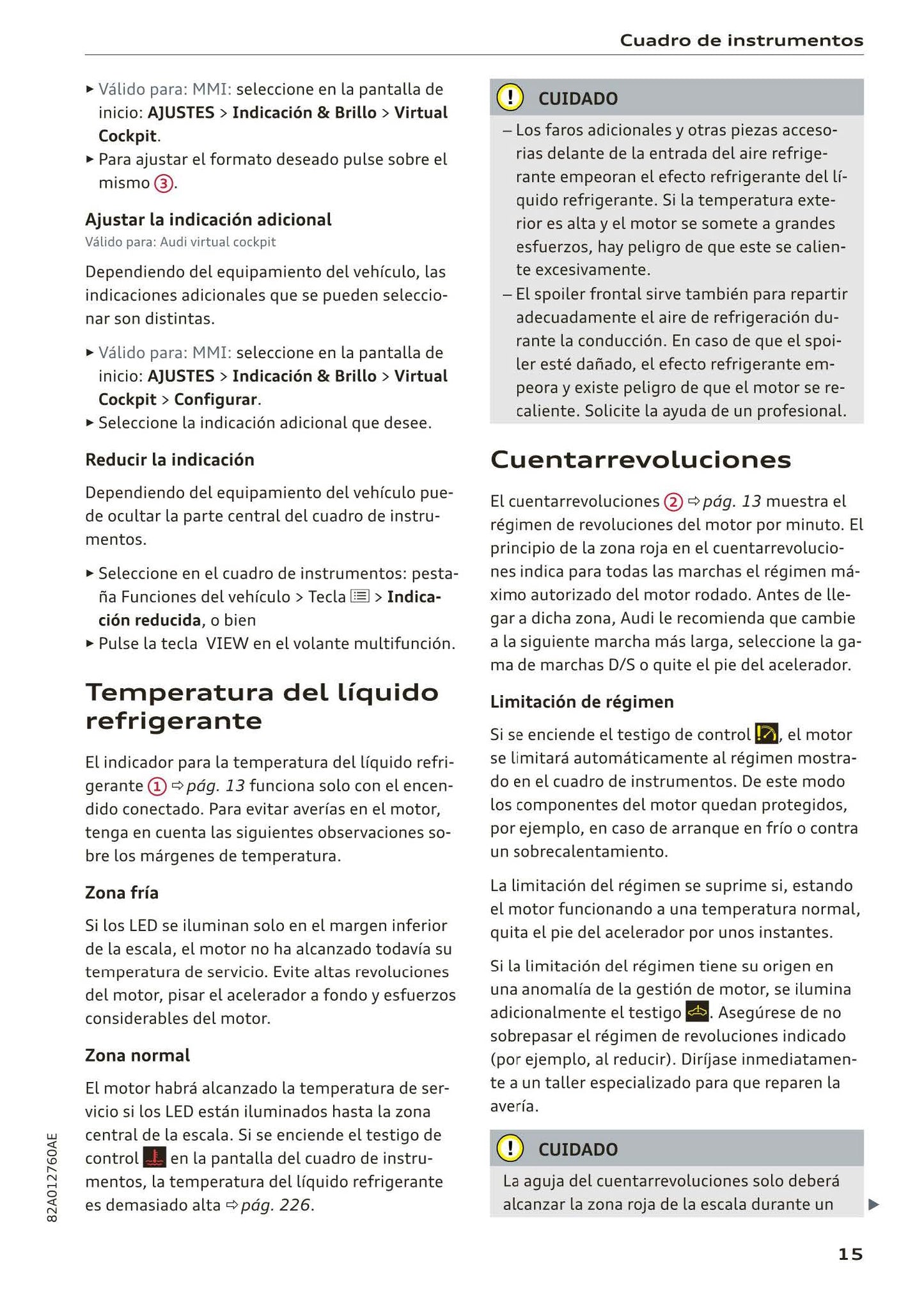 2018-2023 Audi A1 Manuel du propriétaire | Espagnol