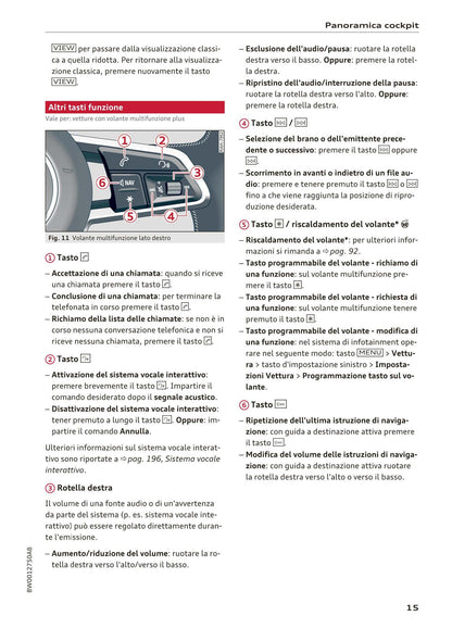 2015-2019 Audi A4/A4 Limousine/A4 Avant Owner's Manual | Italian