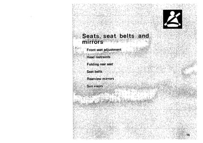 1989 Mitsubishi Montero Owner's Manual | English