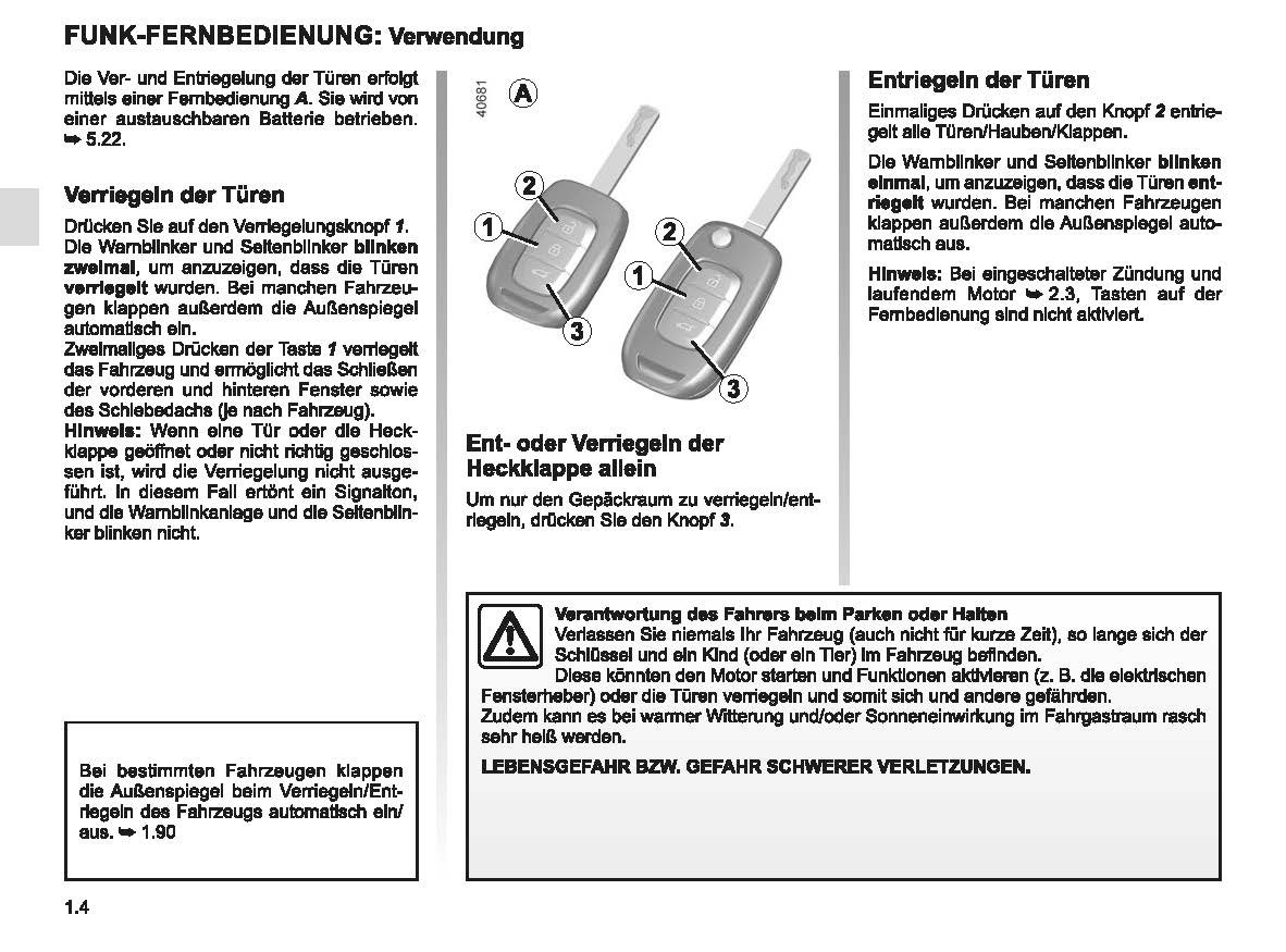 2022-2023 Renault Captur Owner's Manual | German