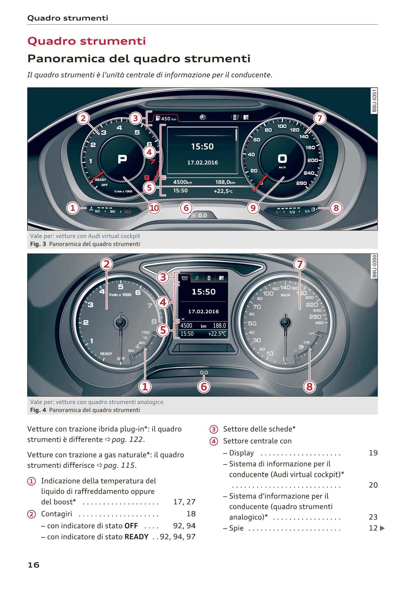 2016-2018 Audi A3 Manuel du propriétaire | Italien