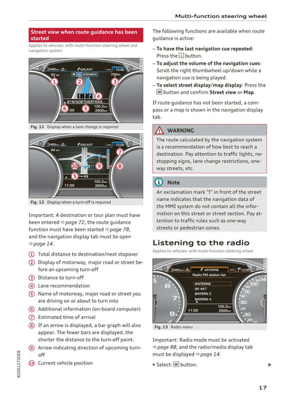 Audi MMI Navigation System Plus 2014 - 2018