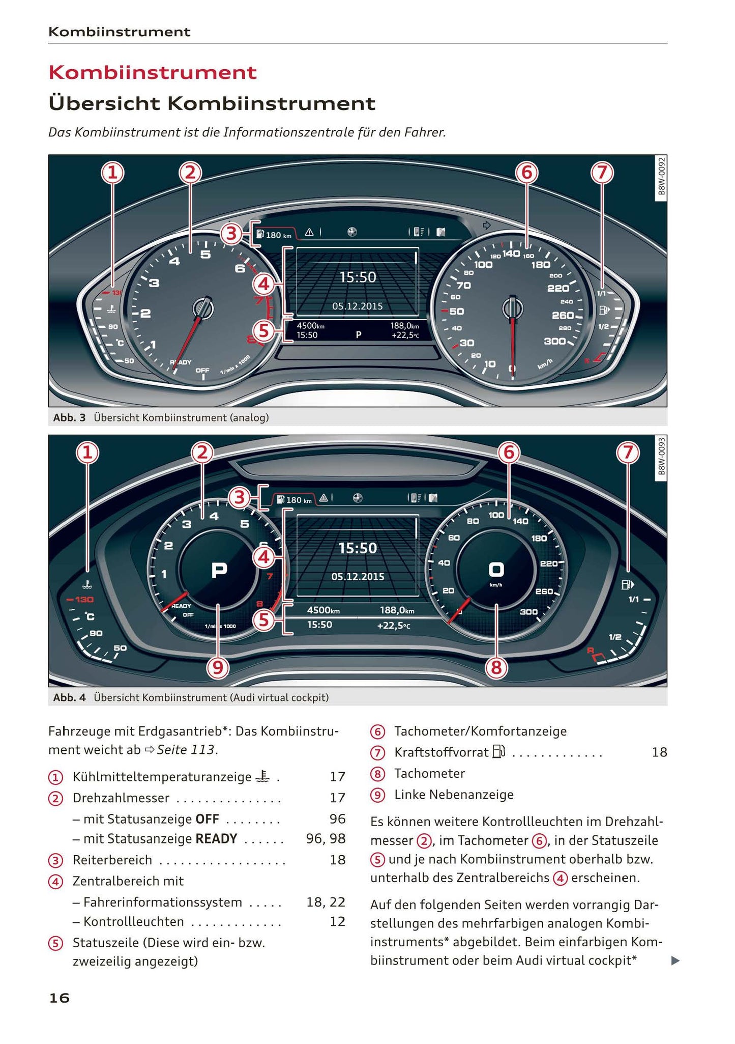 2017-2020 Audi A5 Gebruikershandleiding | Duits