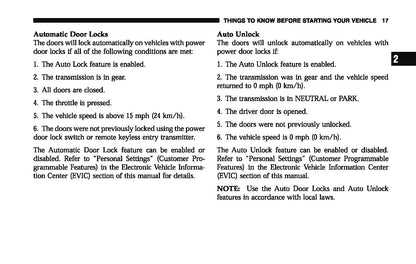 2006 Dodge Magnum Owner's Manual | English