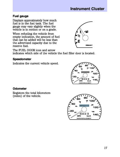 2003 Mercury Marauder Manuel du propriétaire | Anglais