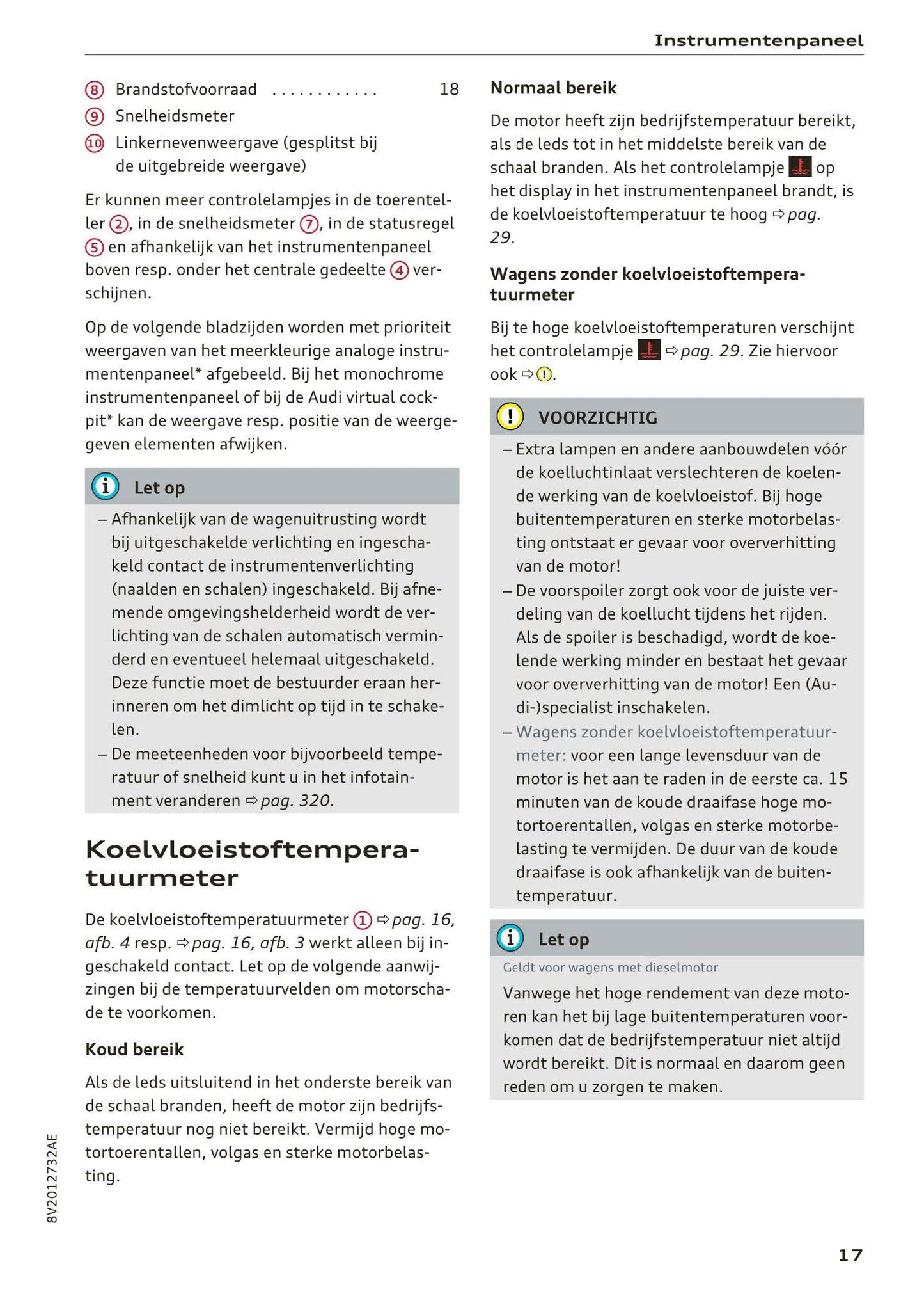2016-2018 Audi A3/S3/RS 3 Manuel du propriétaire | Néerlandais