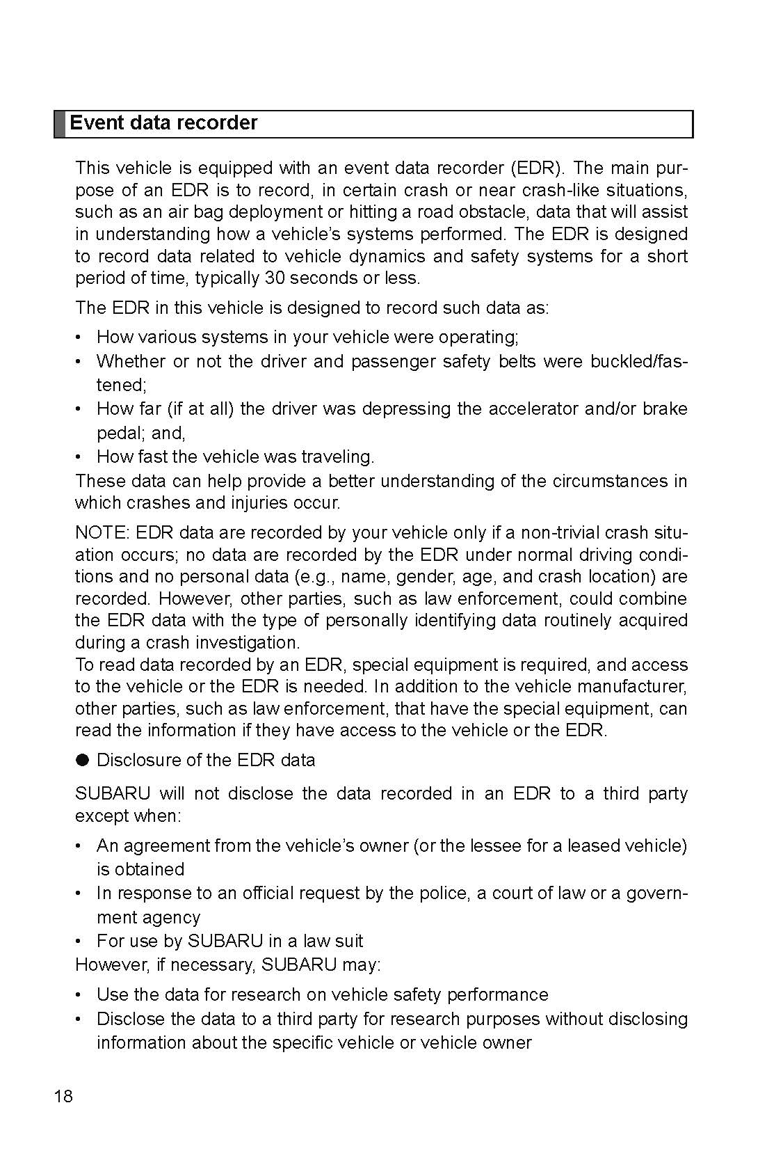 2020 Subaru BRZ Gebruikershandleiding | Engels