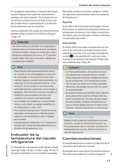 2017-2020 Audi A5 Manuel du propriétaire | Espagnol