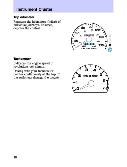 2003 Mercury Marauder Manuel du propriétaire | Anglais