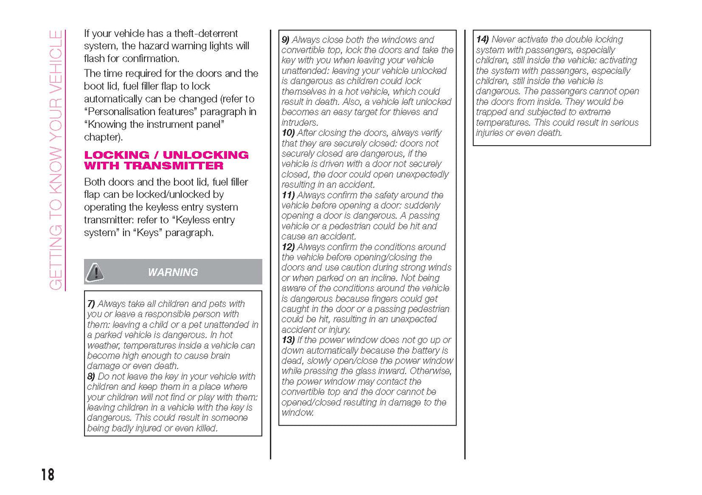 2018-2023 Abarth 124 Spider Gebruikershandleiding | Engels