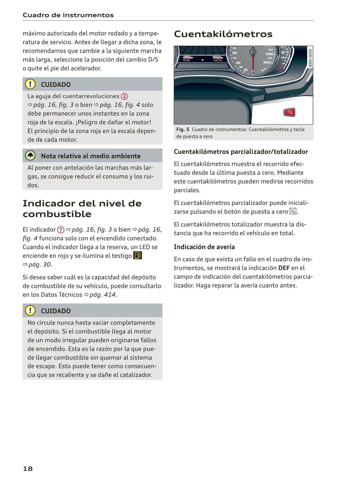 2017-2020 Audi A5 Manuel du propriétaire | Espagnol