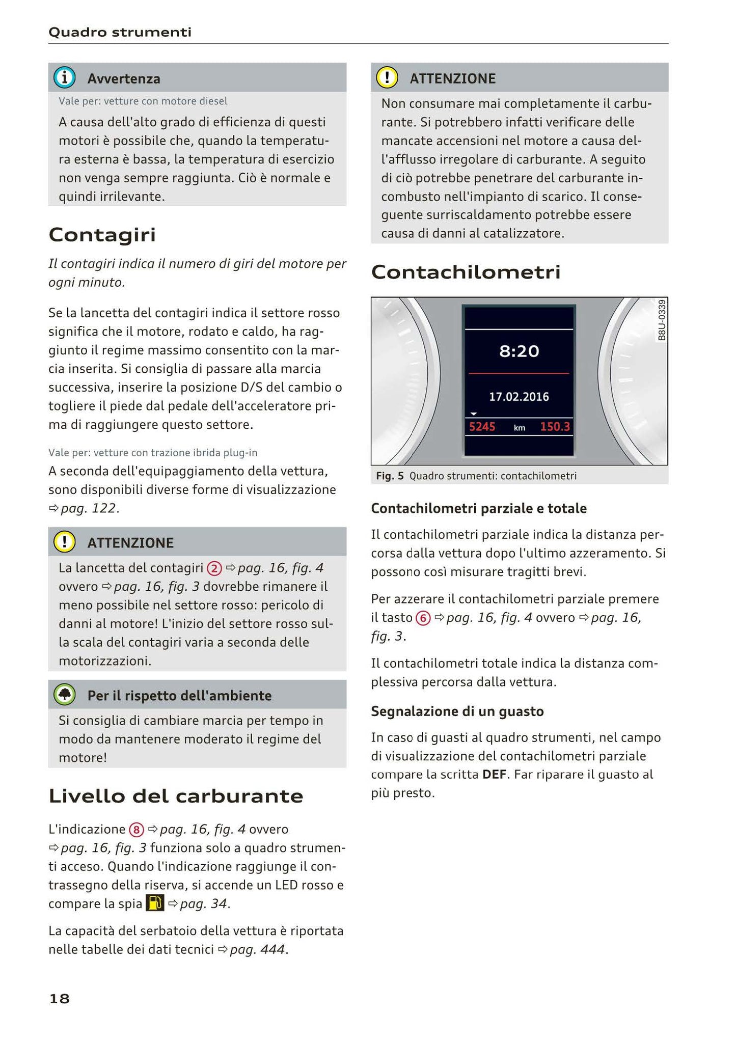 2016-2018 Audi A3 Manuel du propriétaire | Italien