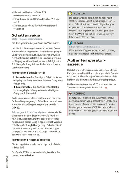 2017-2018 Audi A3/A3 Cabriolet/A3 Limousine/A3 Sportback/A3 Sportback e-tron/A3 Sportback g-tron/RS 3 Limousine/RS 3 Sportback/S3/S3 Cabriolet/S3 Limousine/S3 Sportback Owner's Manual | German