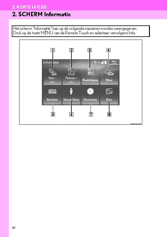 Lexus IS300h Navigatie Systeem Handleiding 2017 - 2019
