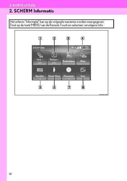 Lexus IS300h Navigatie Systeem Handleiding 2017 - 2019