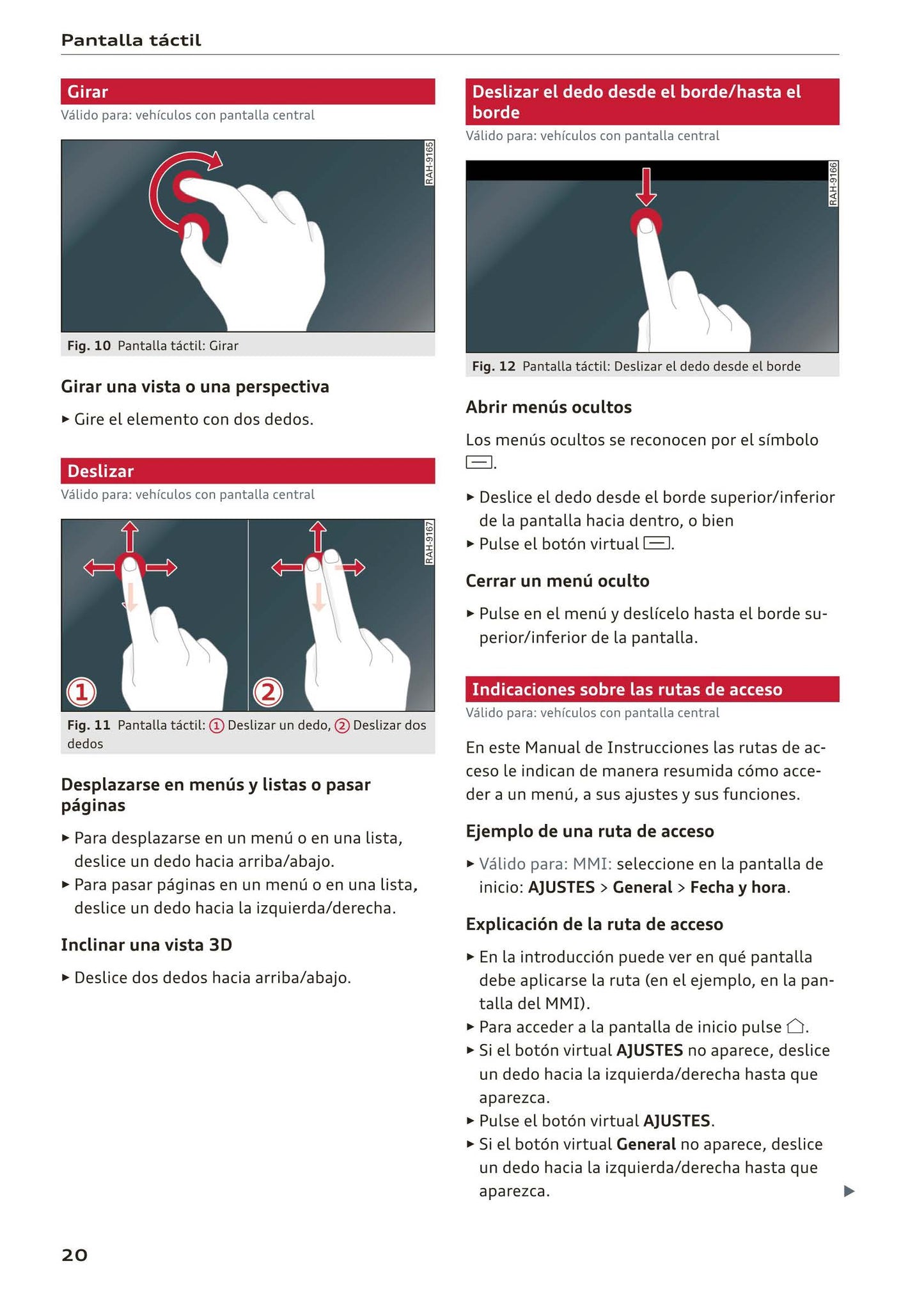 2018-2023 Audi A1 Manuel du propriétaire | Espagnol
