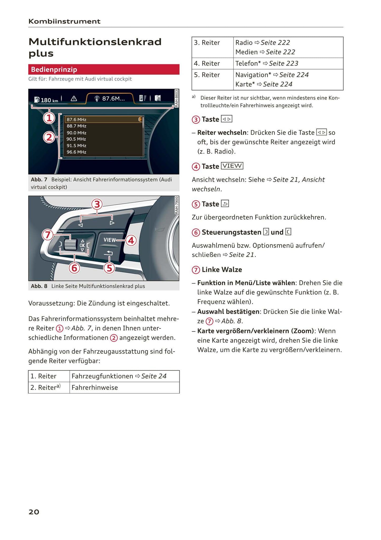 2018-2019 Audi A3/A3 Limousine/A3 Cabriolet/A3 Sportback Owner's Manual | German