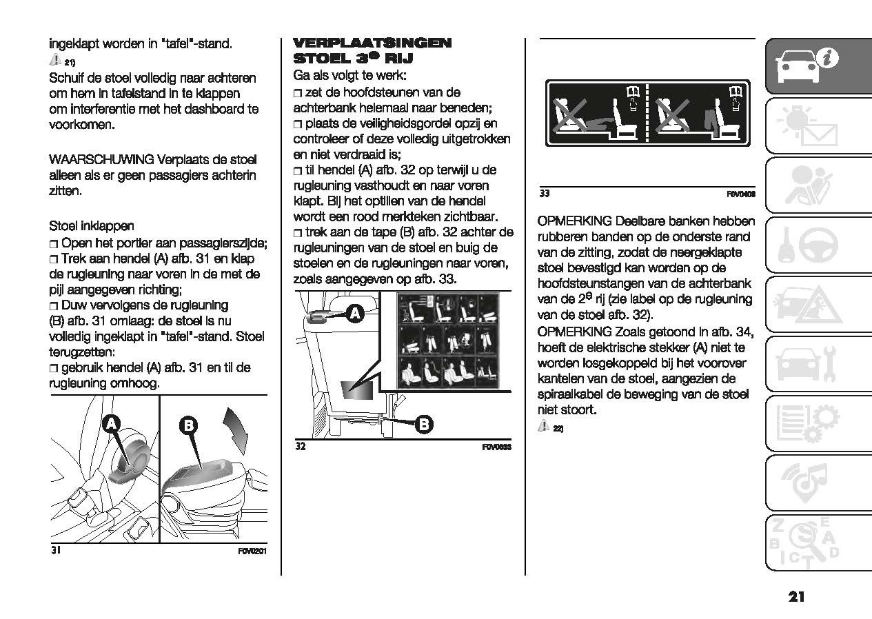 2015-2023 Fiat Doblo Manuel du propriétaire | Néerlandais