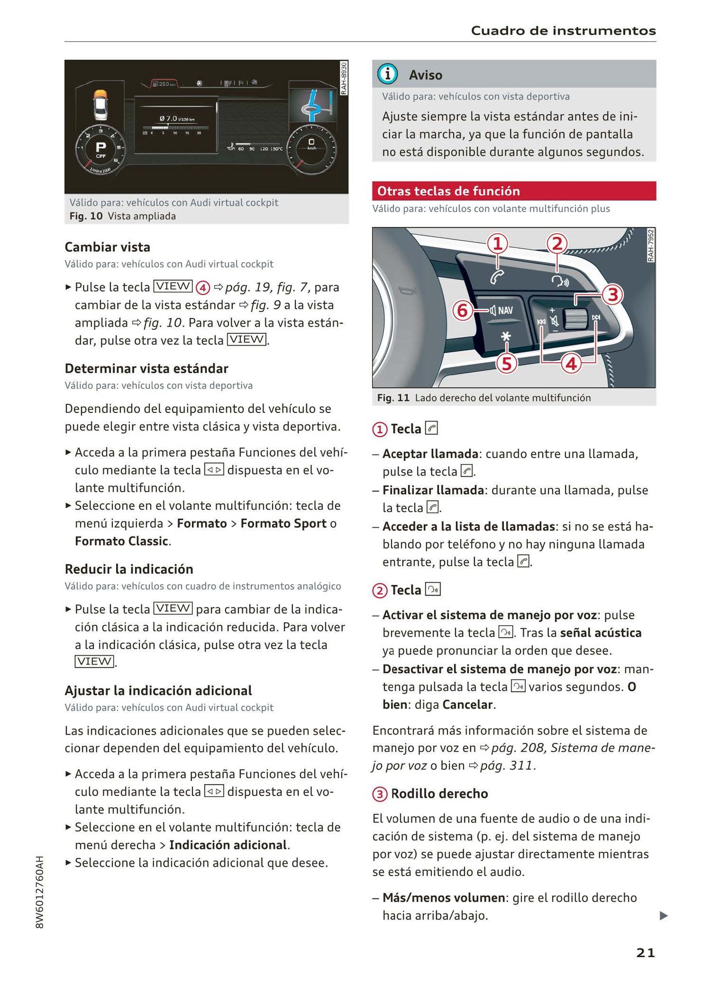 2017-2020 Audi A5 Manuel du propriétaire | Espagnol