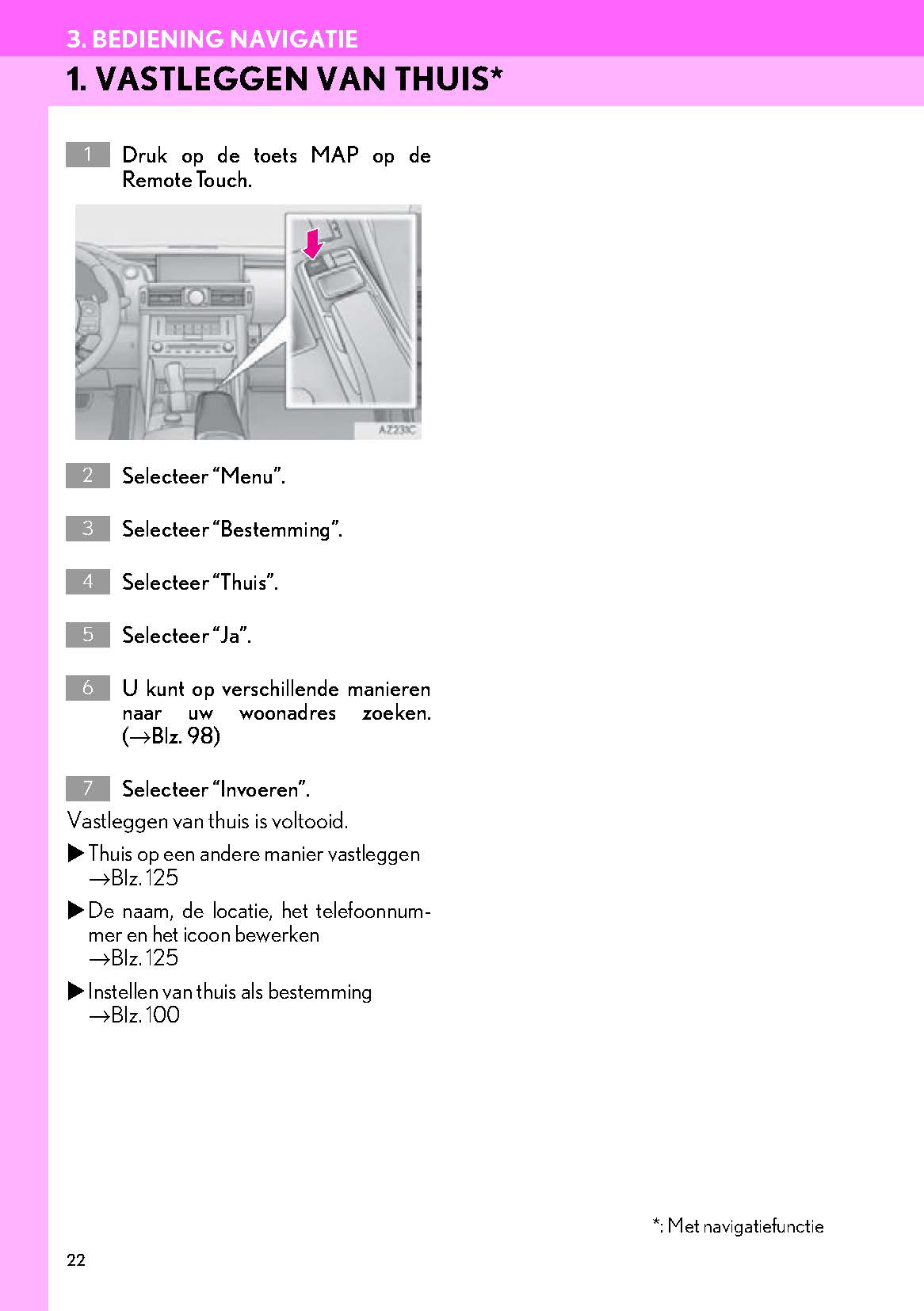 Lexus IS300h Navigatie Systeem Handleiding 2017 - 2019