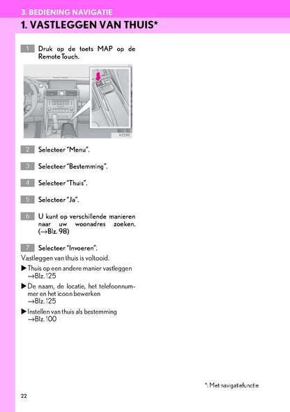 Lexus IS300h Navigatie Systeem Handleiding 2017 - 2019