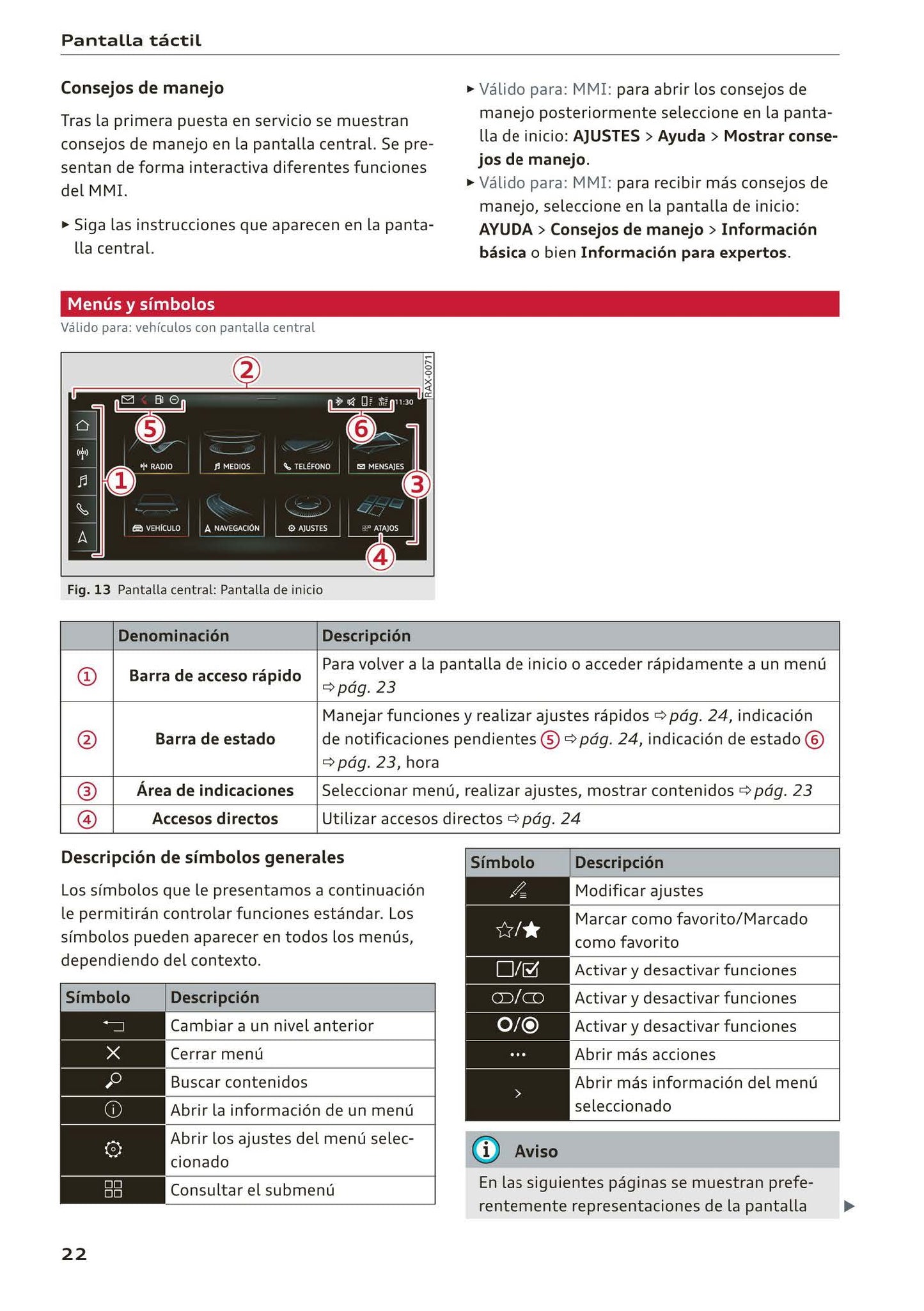 2018-2023 Audi A1 Manuel du propriétaire | Espagnol