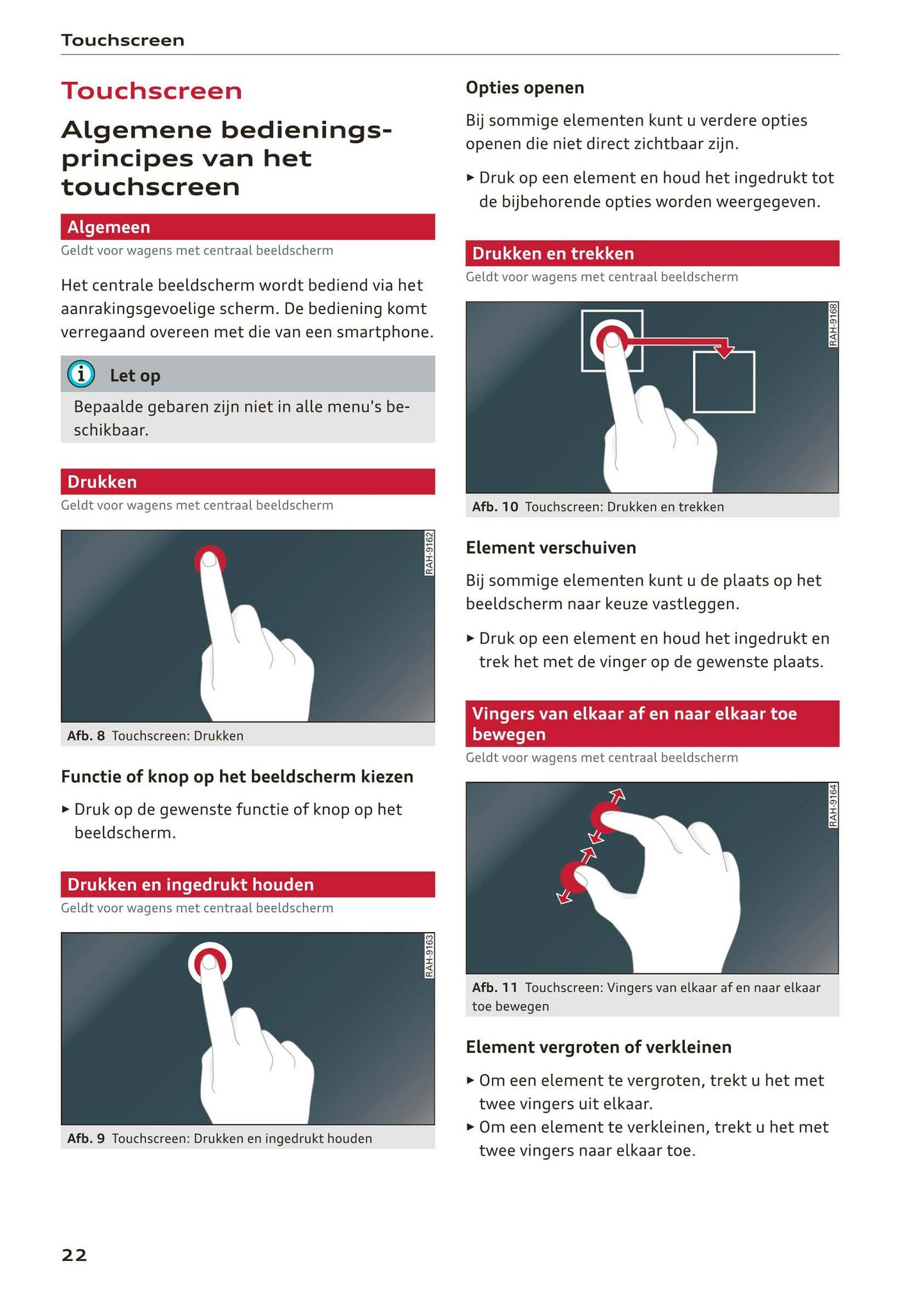 2018-2023 Audi Q3/Q3 Sportback/RS Q3/RS Q3 Sportback Owner's Manual | Dutch