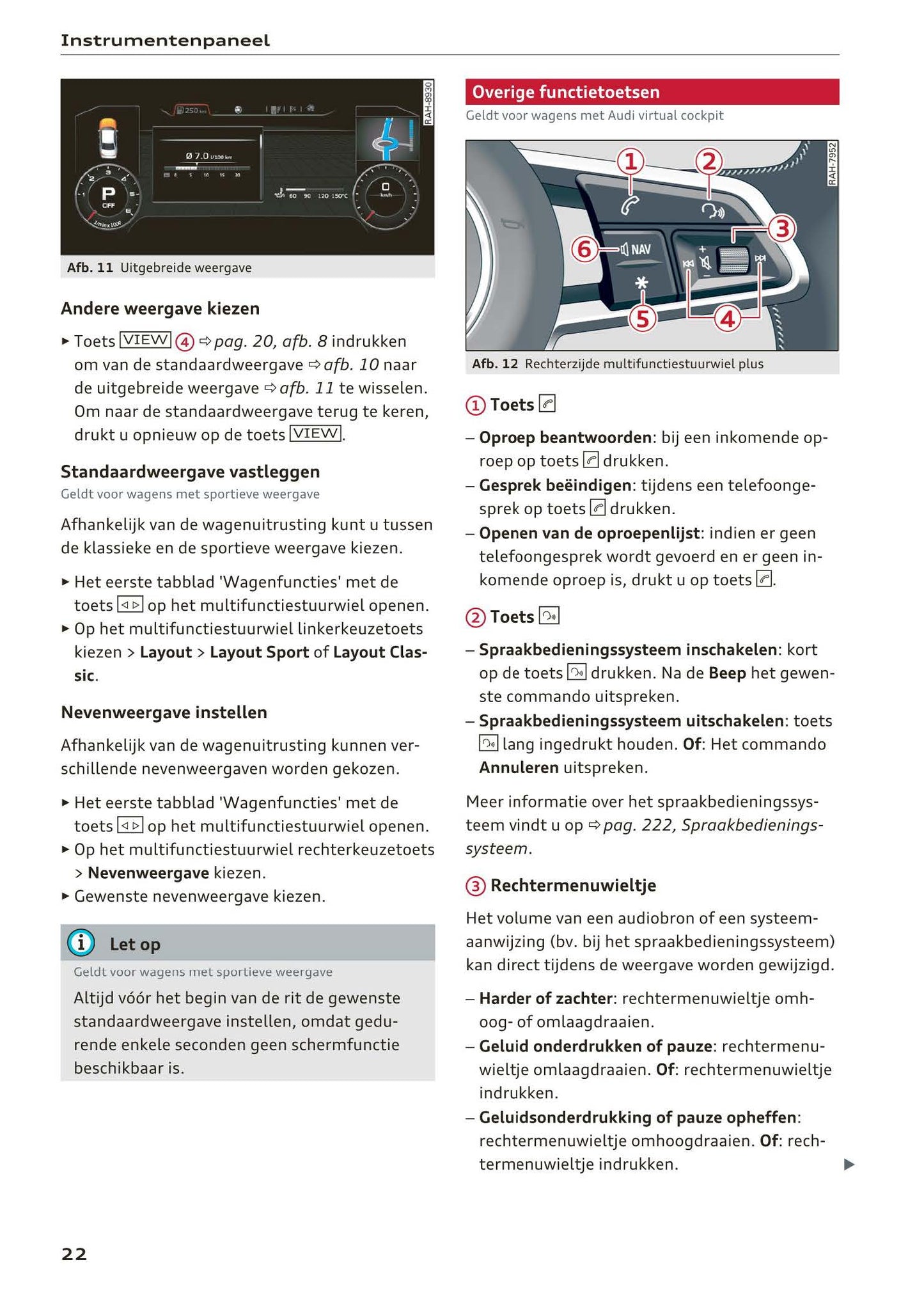 2016-2018 Audi A3/S3/RS 3 Manuel du propriétaire | Néerlandais