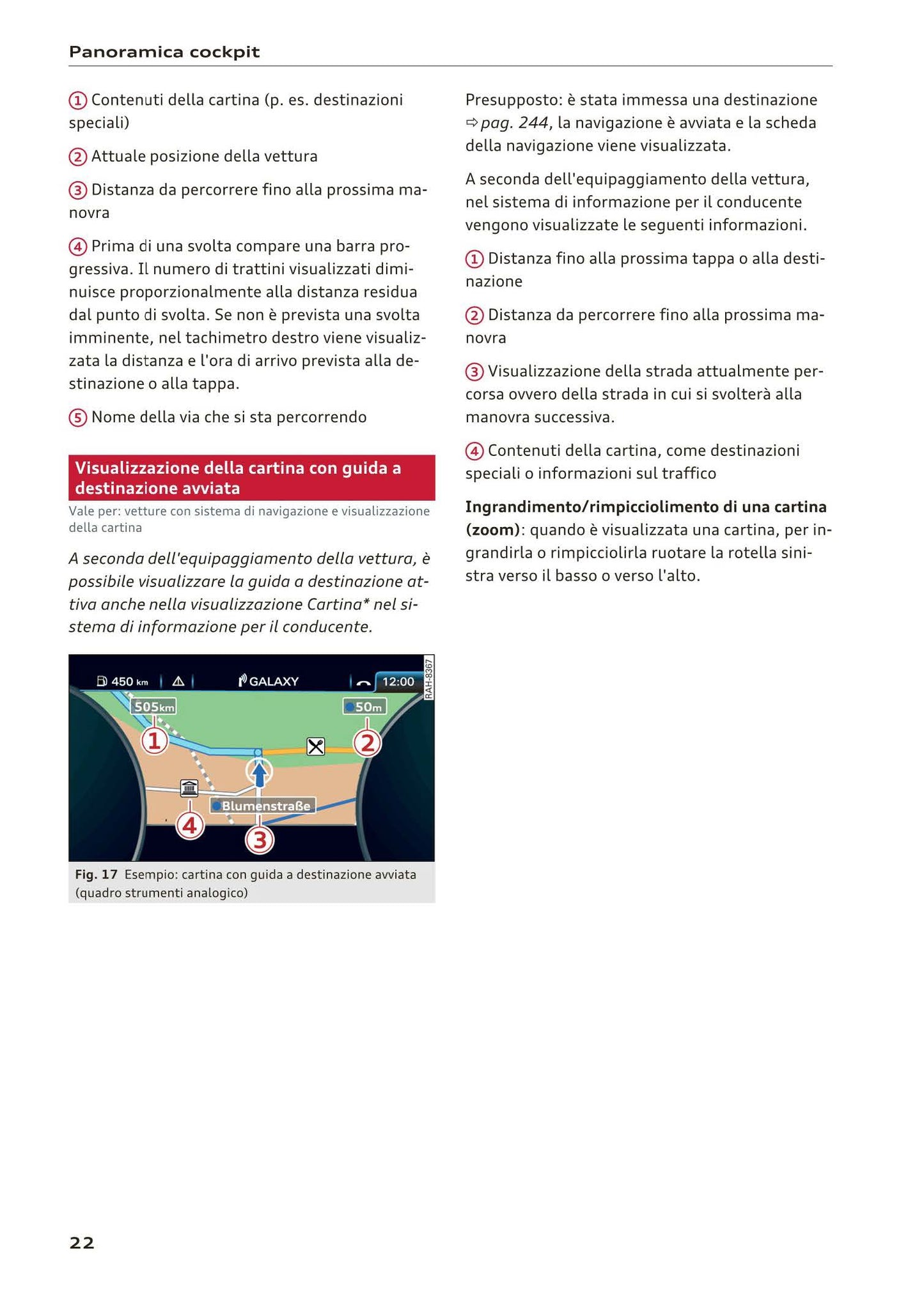 2015-2019 Audi A4/A4 Limousine/A4 Avant Owner's Manual | Italian