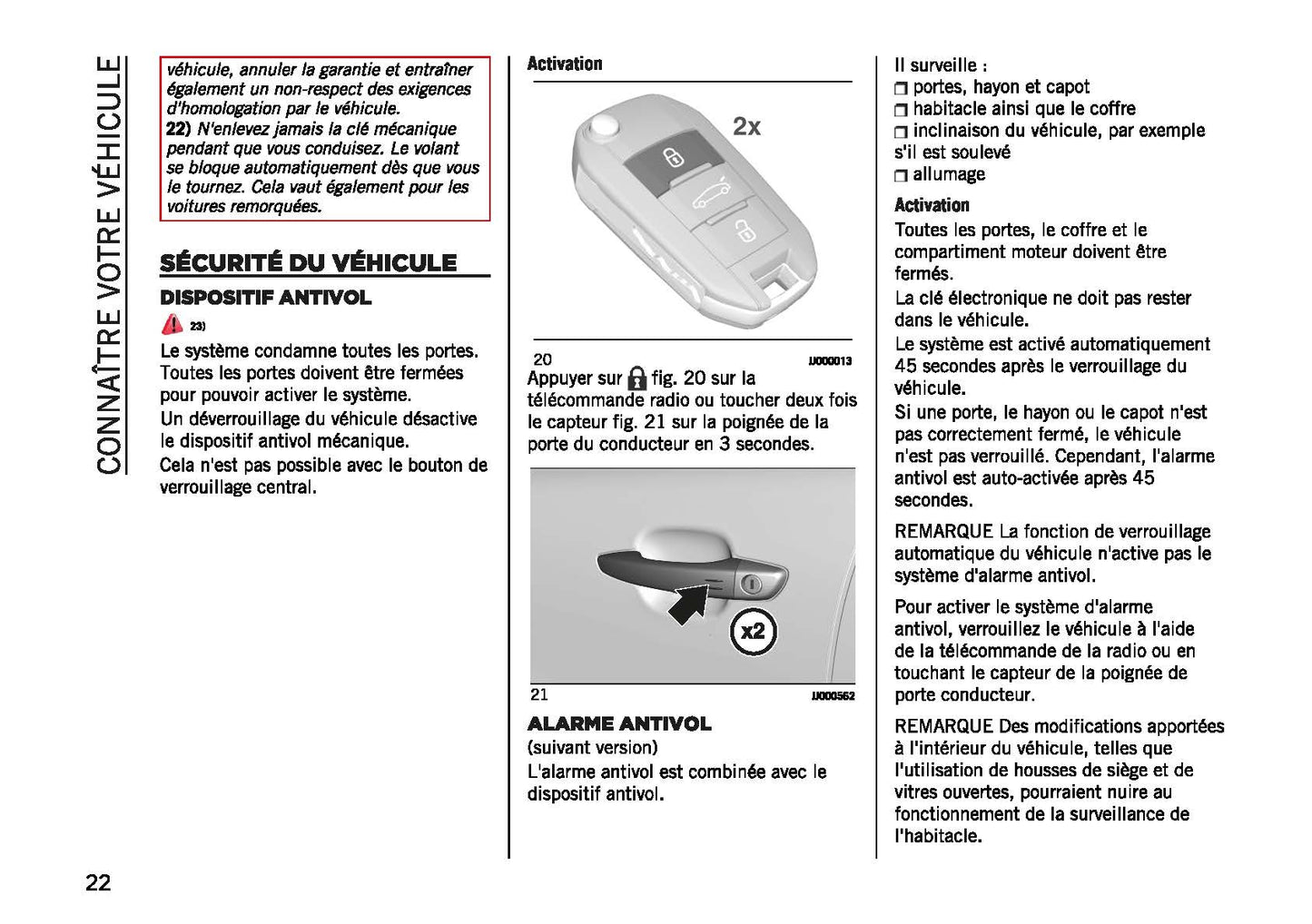 2022-2023 Jeep Avenger Manuel du propriétaire | Français