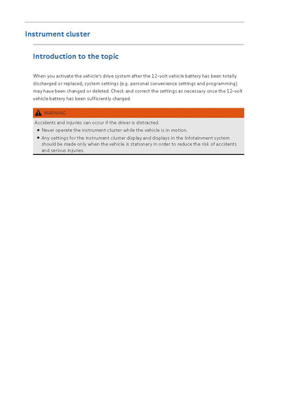 2020-2023 Volkswagen ID.3 Owner's Manual | English