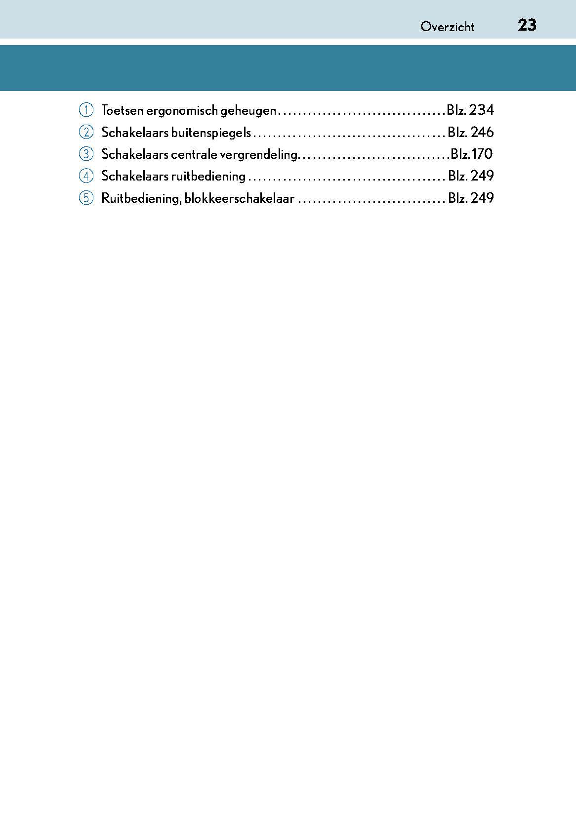 2017-2018 Lexus GS 350/GS 300/GS F Owner's Manual | Dutch