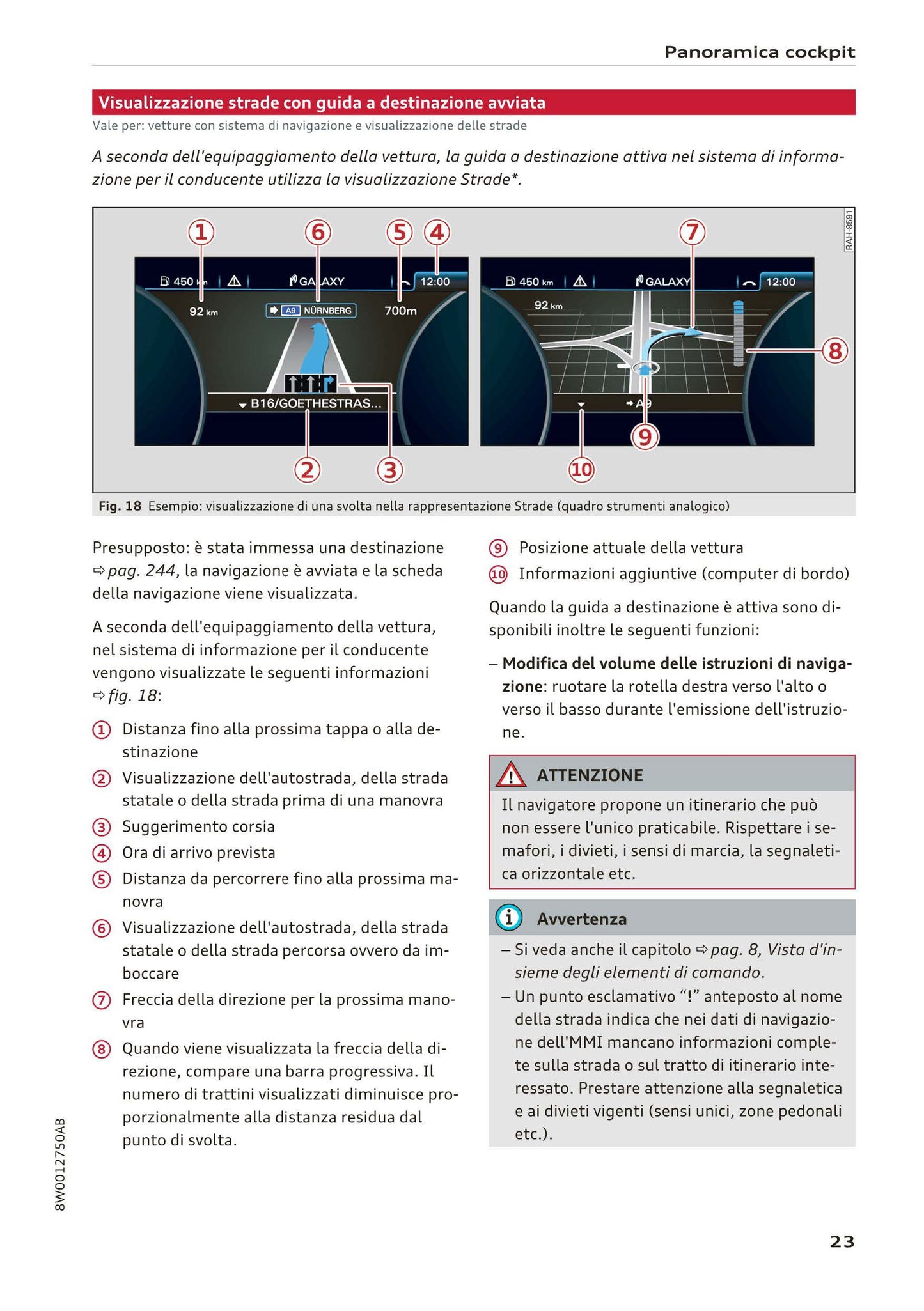 2015-2019 Audi A4/A4 Limousine/A4 Avant Owner's Manual | Italian