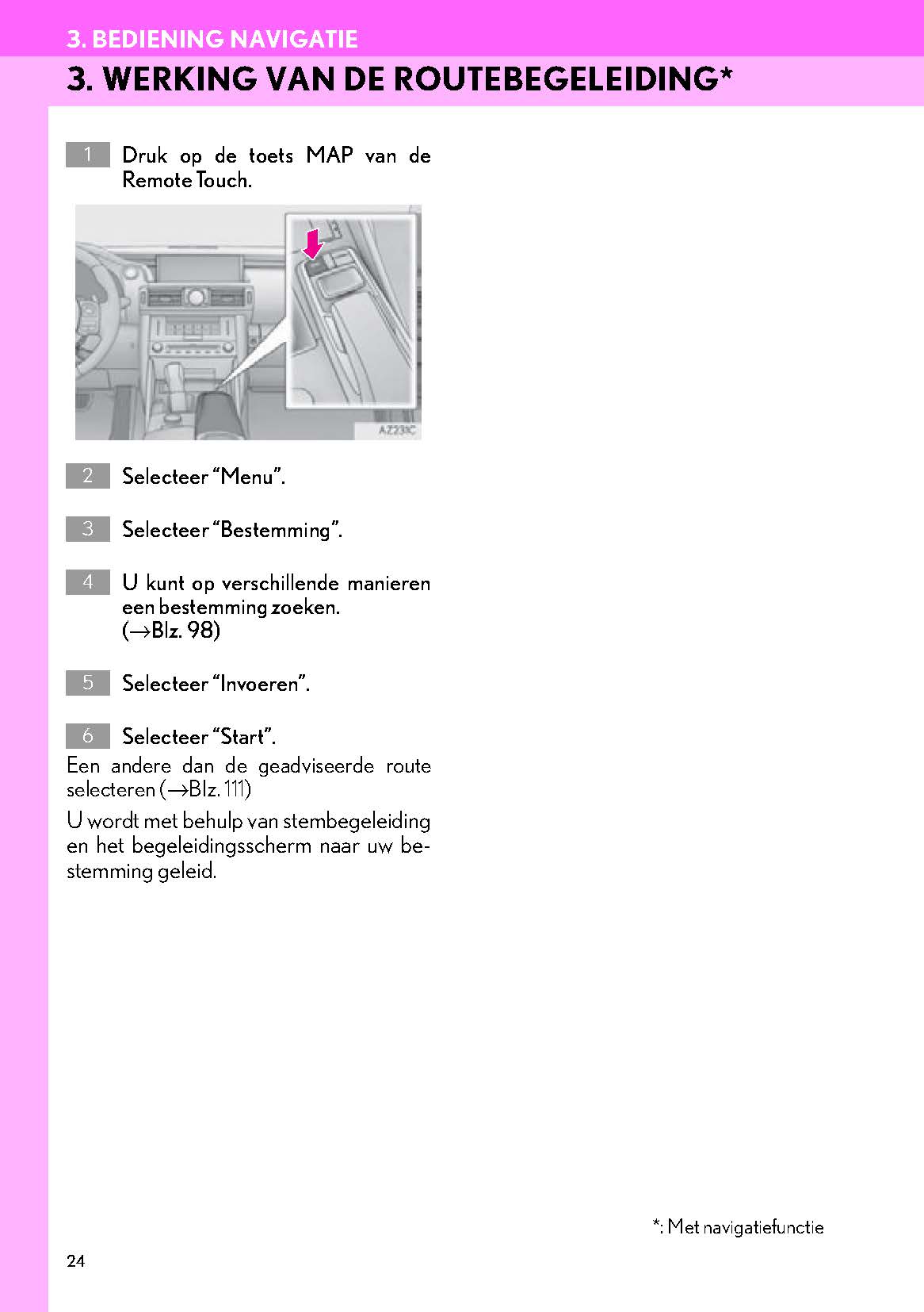 Lexus IS300h Navigatie Systeem Handleiding 2017 - 2019