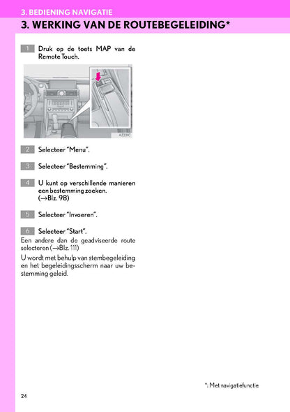 Lexus IS300h Navigatie Systeem Handleiding 2017 - 2019