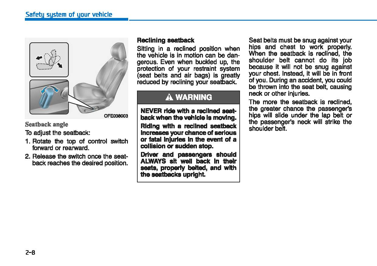 2019 Hyundai Nexo Owner's Manual | English