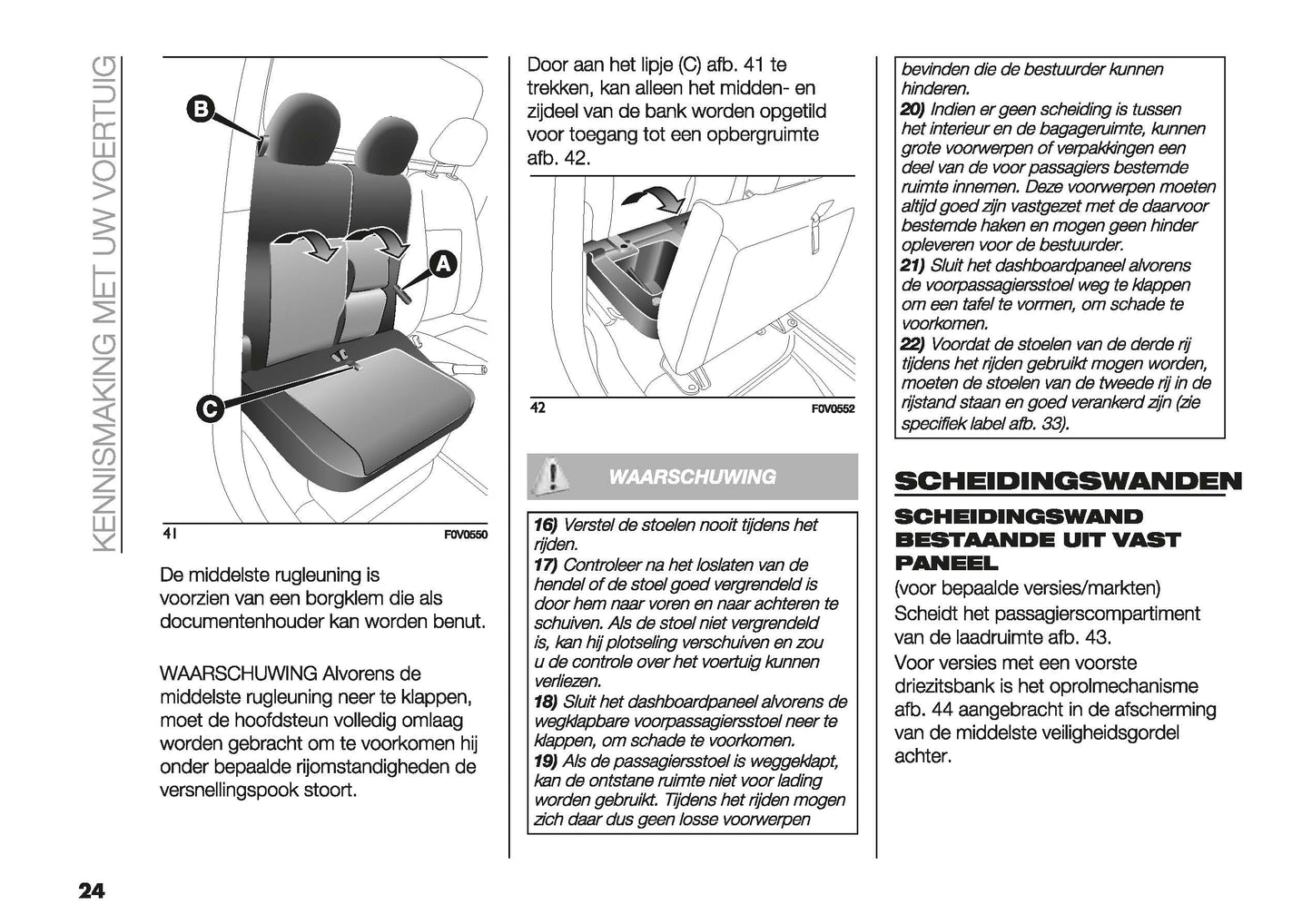 2015-2023 Fiat Doblo Manuel du propriétaire | Néerlandais
