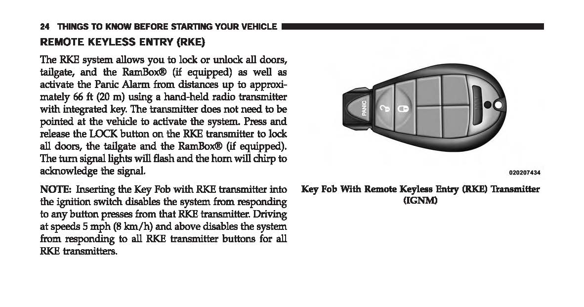 2014 Dodge Ram Truck Owner's Manual | English