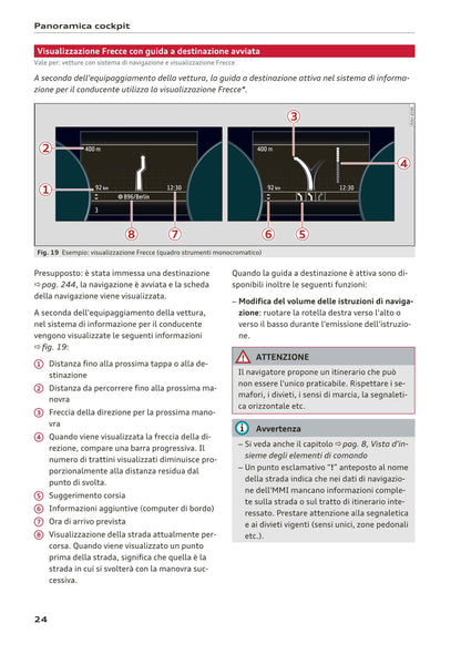 2015-2019 Audi A4/A4 Limousine/A4 Avant Owner's Manual | Italian