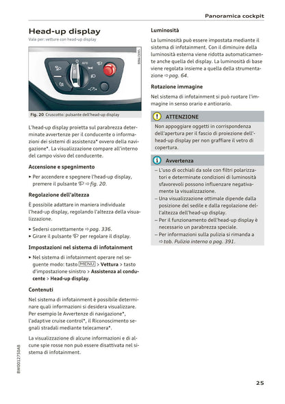 2015-2019 Audi A4/A4 Limousine/A4 Avant Owner's Manual | Italian