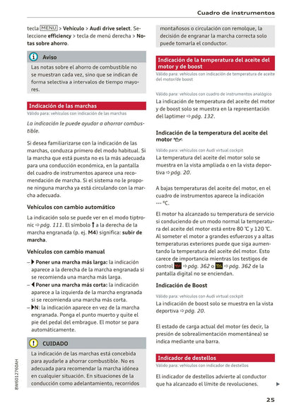 2017-2020 Audi A5 Manuel du propriétaire | Espagnol