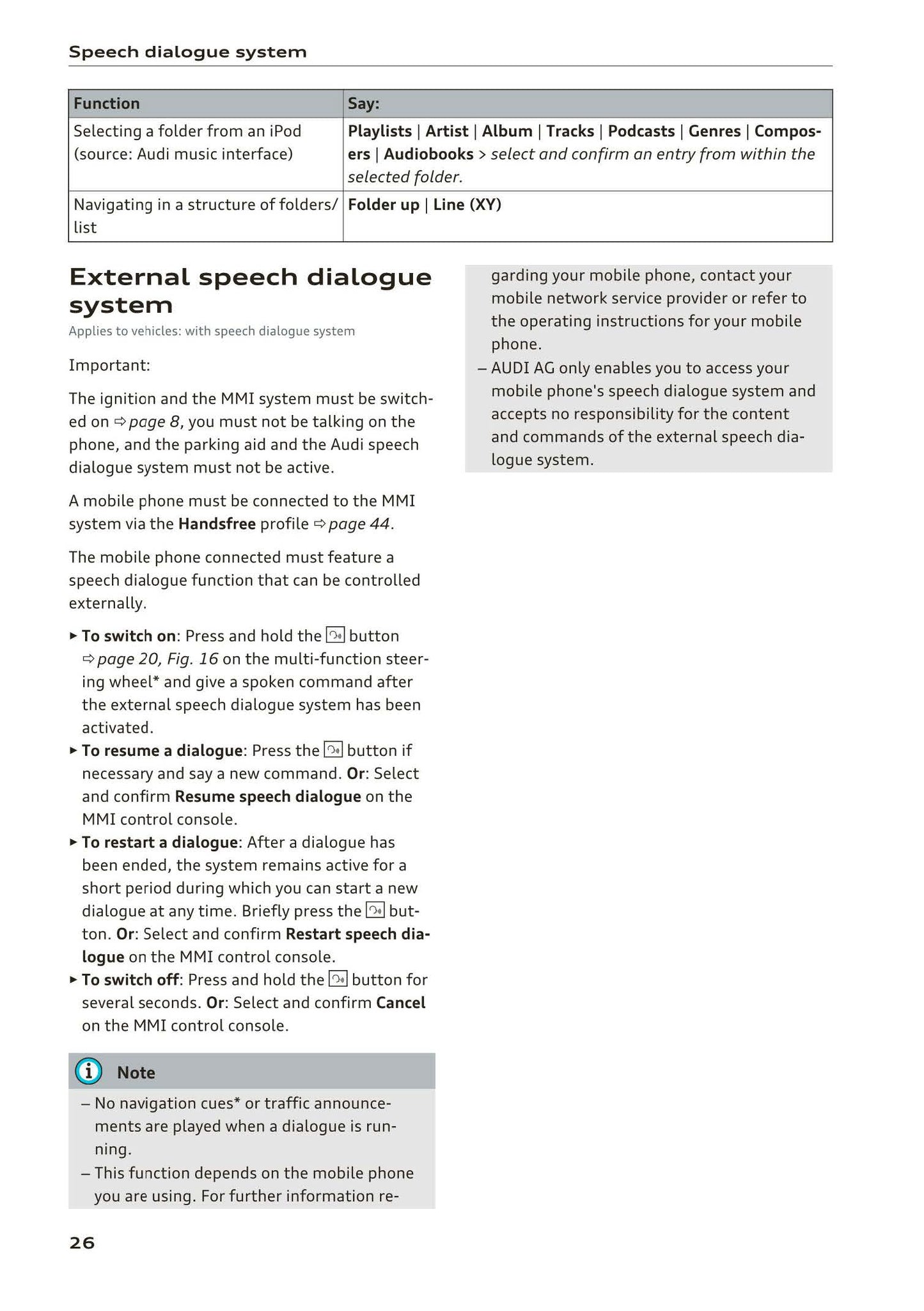 Audi MMI Navigation System Plus 2014 - 2018