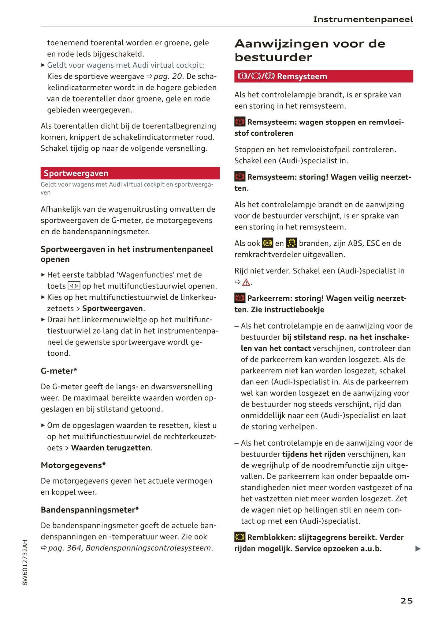 2017-2020 Audi A5 Manuel du propriétaire | Néerlandais