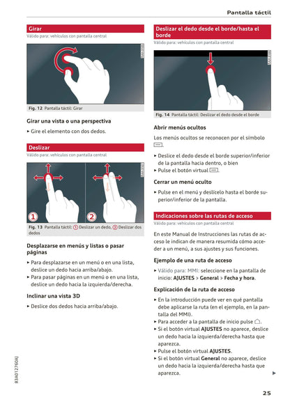 2018-2023 Audi Q3 Manuel du propriétaire | Espagnol