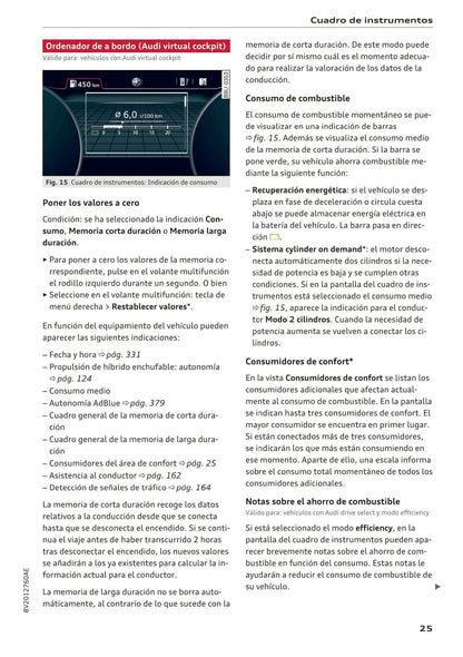 2016-2018 Audi A3 Manuel du propriétaire | Espagnol