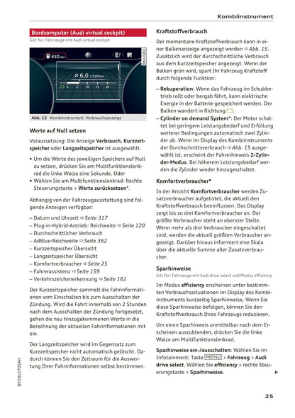 2018-2019 Audi A3/A3 Limousine/A3 Cabriolet/A3 Sportback Owner's Manual | German